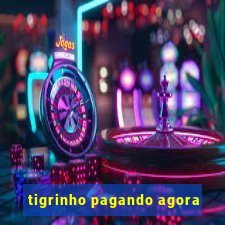 tigrinho pagando agora